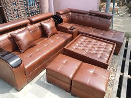 Leather Sofa Set